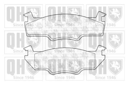Комплект тормозных колодок QUINTON HAZELL BP238