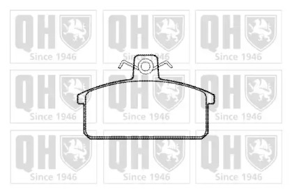 Комплект тормозных колодок QUINTON HAZELL BP270
