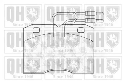 Комплект тормозных колодок QUINTON HAZELL BP357