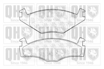 Комплект тормозных колодок QUINTON HAZELL BP374