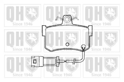 Комплект тормозных колодок QUINTON HAZELL BP409