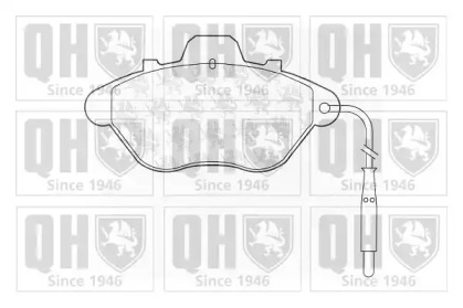 Комплект тормозных колодок QUINTON HAZELL BP453