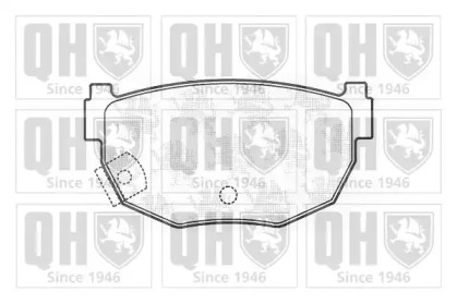 Комплект тормозных колодок QUINTON HAZELL BP496