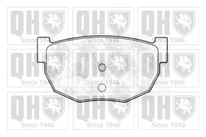 Комплект тормозных колодок QUINTON HAZELL BP497
