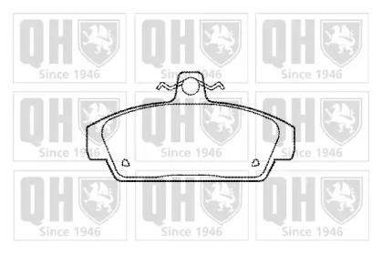 Комплект тормозных колодок QUINTON HAZELL BP519