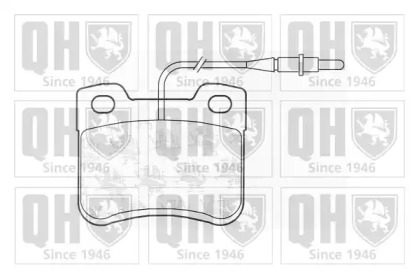 Комплект тормозных колодок QUINTON HAZELL BP522