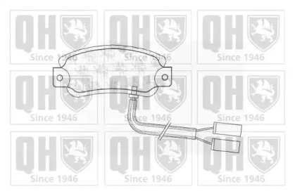 Комплект тормозных колодок QUINTON HAZELL BP529