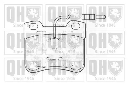 Комплект тормозных колодок QUINTON HAZELL BP538