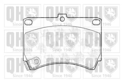 Комплект тормозных колодок QUINTON HAZELL BP567