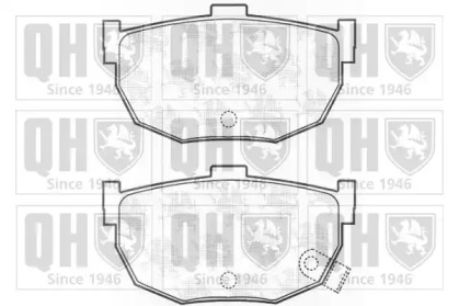 Комплект тормозных колодок QUINTON HAZELL BP575