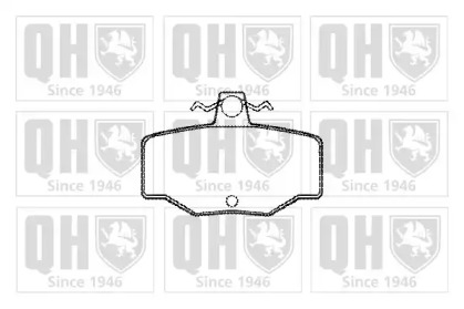 Комплект тормозных колодок QUINTON HAZELL BP577