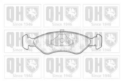 Комплект тормозных колодок QUINTON HAZELL BP585