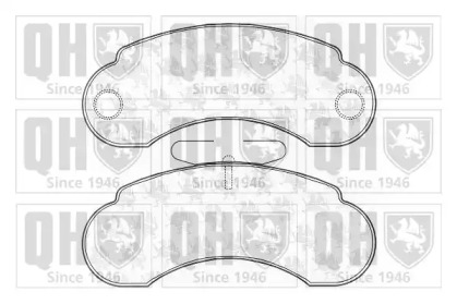 Комплект тормозных колодок QUINTON HAZELL BP675
