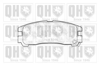 Комплект тормозных колодок QUINTON HAZELL BP678