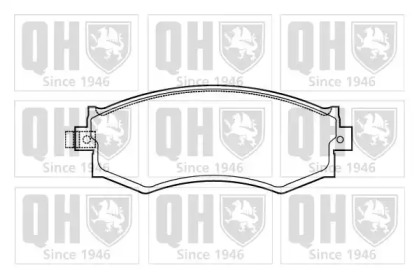 Комплект тормозных колодок QUINTON HAZELL BP682