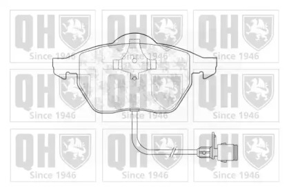 Комплект тормозных колодок QUINTON HAZELL BP691