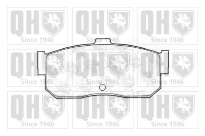 Комплект тормозных колодок QUINTON HAZELL BP714