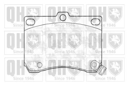 Комплект тормозных колодок QUINTON HAZELL BP717