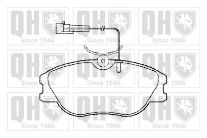 Комплект тормозных колодок QUINTON HAZELL BP740
