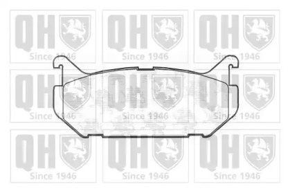 Комплект тормозных колодок QUINTON HAZELL BP762