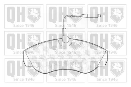 Комплект тормозных колодок QUINTON HAZELL BP811