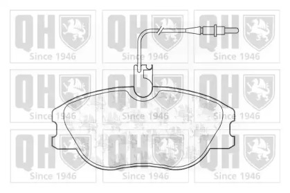 Комплект тормозных колодок QUINTON HAZELL BP812