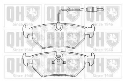 Комплект тормозных колодок QUINTON HAZELL BP813