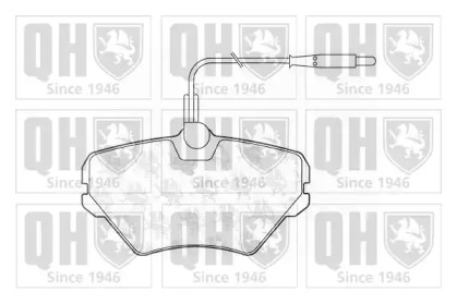 Комплект тормозных колодок QUINTON HAZELL BP818