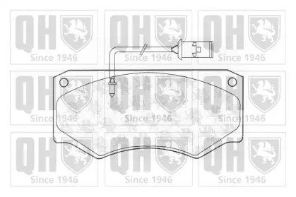 Комплект тормозных колодок QUINTON HAZELL BP828