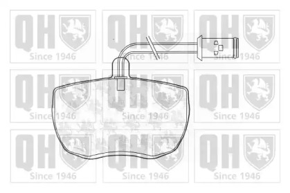 Комплект тормозных колодок QUINTON HAZELL BP829
