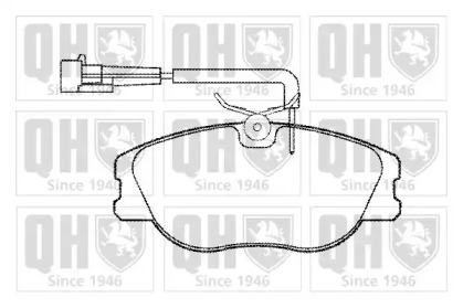 Комплект тормозных колодок QUINTON HAZELL BP830