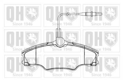 Комплект тормозных колодок QUINTON HAZELL BP864