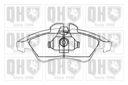 Комплект тормозных колодок QUINTON HAZELL BP867