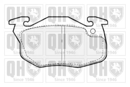 Комплект тормозных колодок QUINTON HAZELL BP872