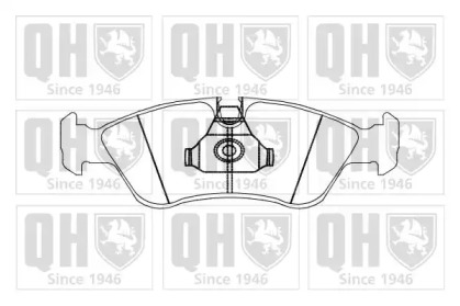 Комплект тормозных колодок QUINTON HAZELL BP874