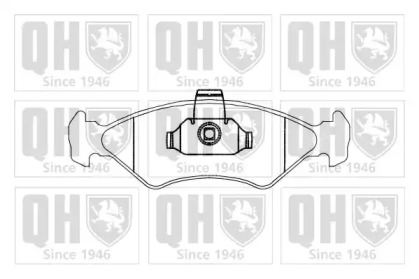 Комплект тормозных колодок QUINTON HAZELL BP875