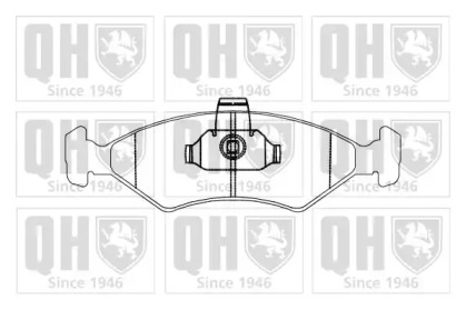 Комплект тормозных колодок QUINTON HAZELL BP876