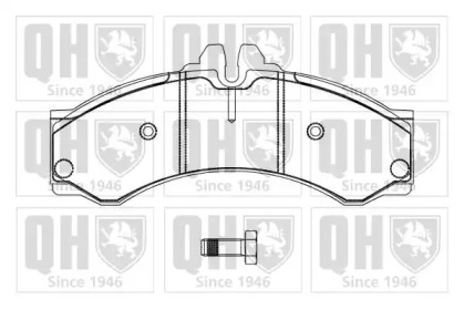 Комплект тормозных колодок QUINTON HAZELL BP878