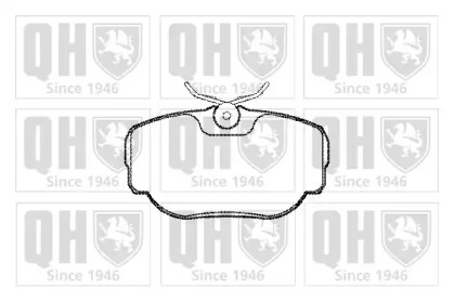 Комплект тормозных колодок QUINTON HAZELL BP897