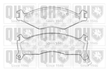 Комплект тормозных колодок QUINTON HAZELL BP916