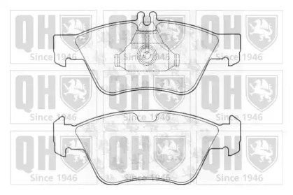 Комплект тормозных колодок QUINTON HAZELL BP920