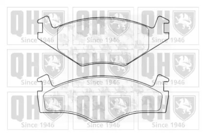 Комплект тормозных колодок QUINTON HAZELL BP925