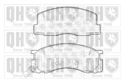 Комплект тормозных колодок QUINTON HAZELL BP965