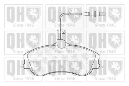 Комплект тормозных колодок QUINTON HAZELL BP968