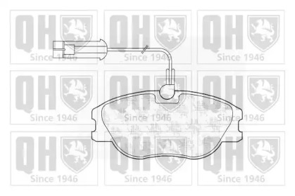 Комплект тормозных колодок QUINTON HAZELL BP969