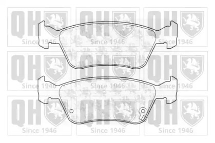 Комплект тормозных колодок QUINTON HAZELL BP986