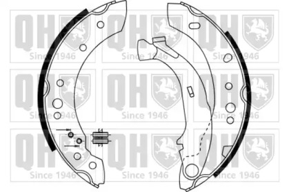 Комлект тормозных накладок QUINTON HAZELL BS1130