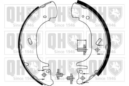 Комлект тормозных накладок QUINTON HAZELL BS1134