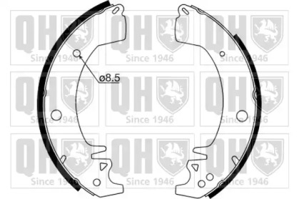 Комлект тормозных накладок QUINTON HAZELL BS1136