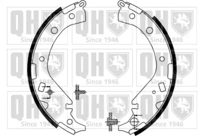 Комлект тормозных накладок QUINTON HAZELL BS1147